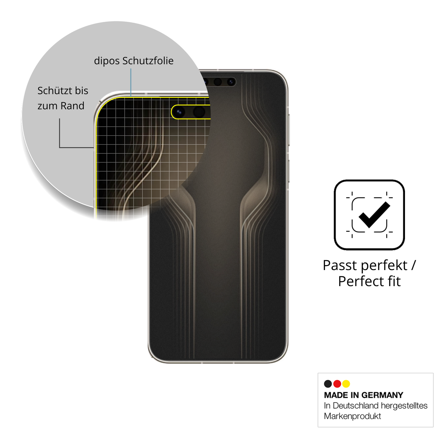 Schutz gegen Kratzer auf dem huaweimate 80 pro max Glas durch Schlüssel oder Ähnliches