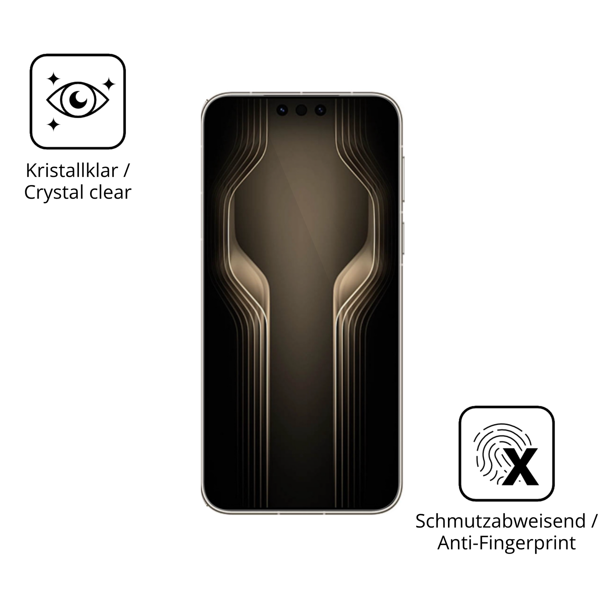 Flexible TPU-Folie passend zugeschnitten für huaweimate 80, vollständige Abdeckung