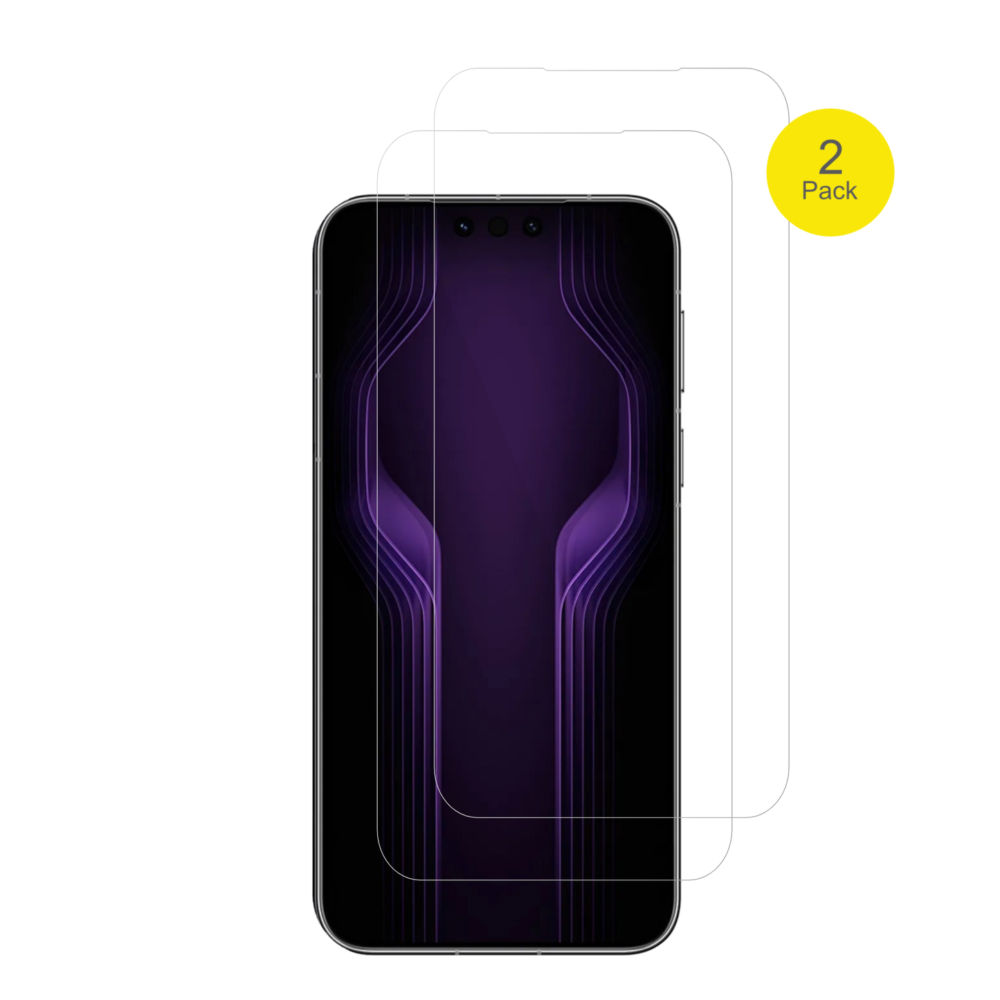 HuaweiMate 80 RS Ultimate mit aufgebrachter dipos Displayschutzfolie, glasklare Darstellung ohne Einschränkungen