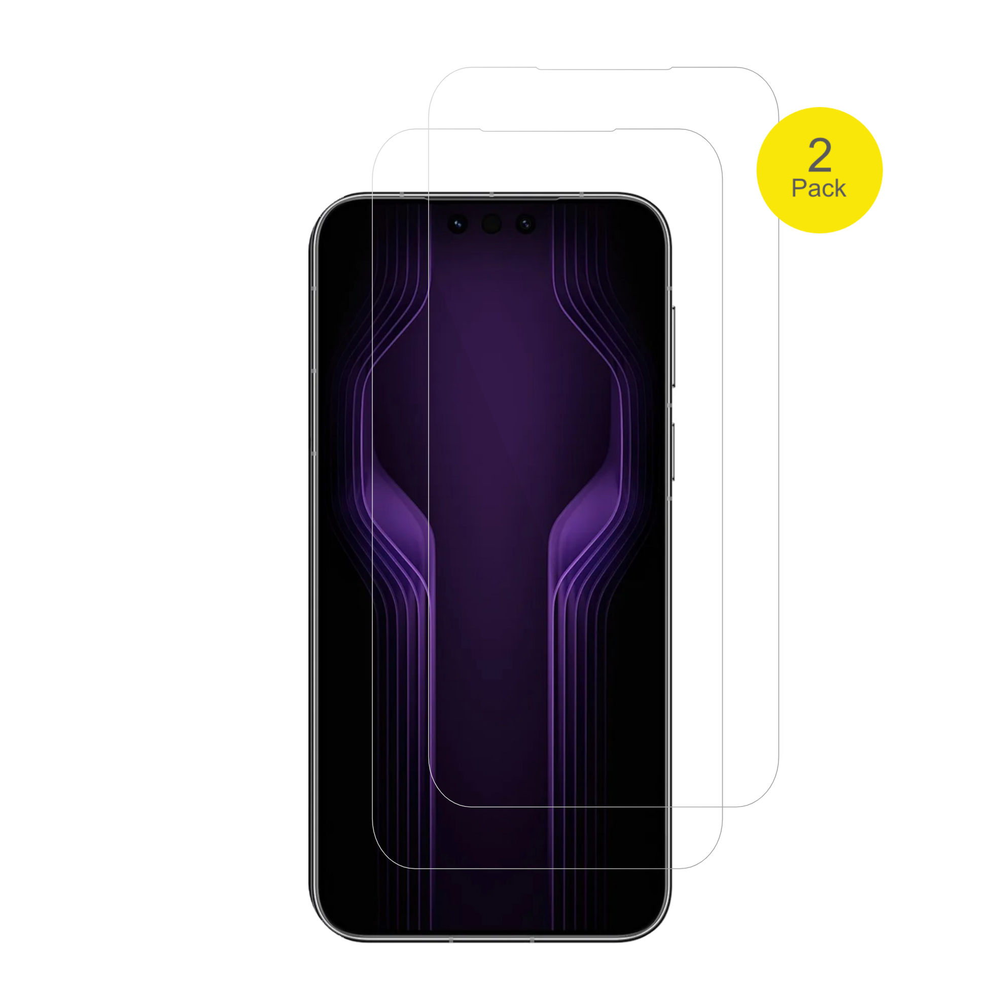 HuaweiMate 80 RS Ultimate mit aufgebrachter dipos Displayschutzfolie, glasklare Darstellung ohne Einschränkungen