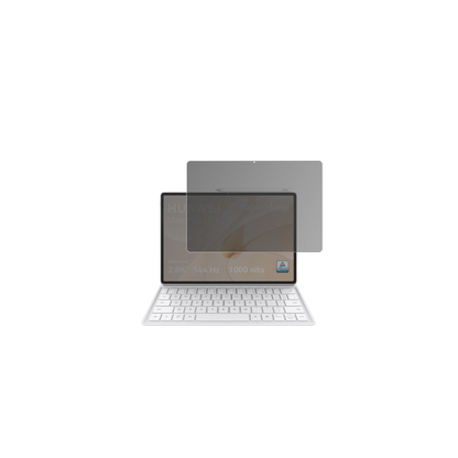 huaweimatepad 12x 2025 mit aufgebrachtem dipos Displayschutz, der seitliche Einblicke blockiert