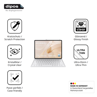 Displayschutz hergestellt in Deutschland, höchste Qualität made in Germany