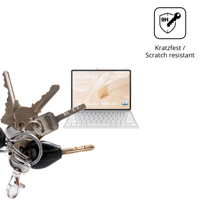 dipos Displayschutz für huaweimatepad 12x 2025, mattierte Oberfläche, robuste Festigkeit und perfekte Passform