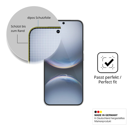 Schutzfolie mit optimaler Passform, zur Verwendung mit Hüllen geeignet