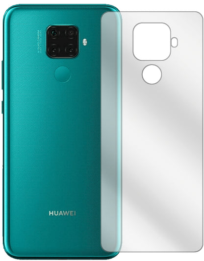 Huaweinova 5z Rückseite mit aufgebrachter dipos Displayschutzfolie, glasklare Darstellung ohne Einschränkungen