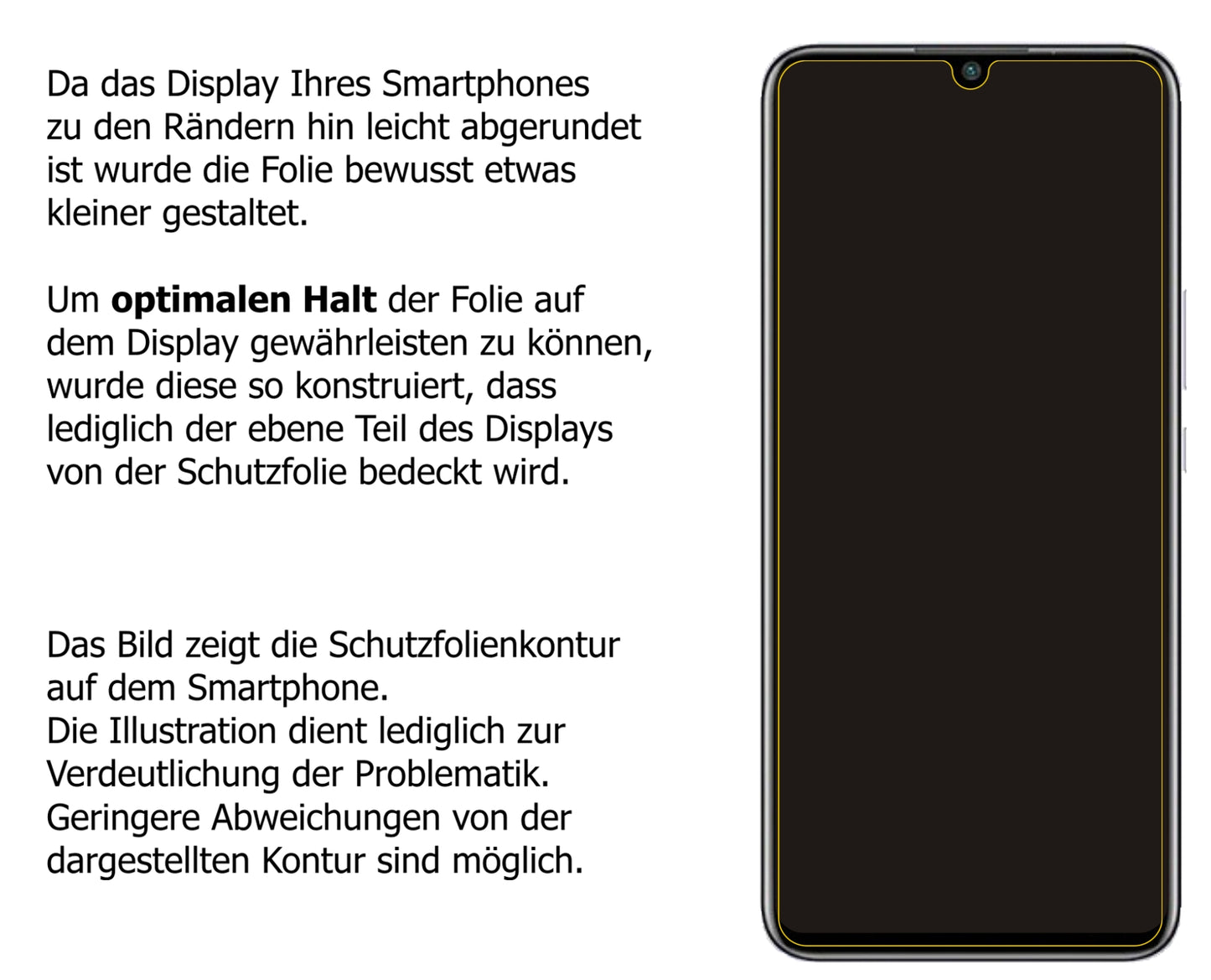 Dünne und klare Folie passend zugeschnitten für Huawei nova 8 SE