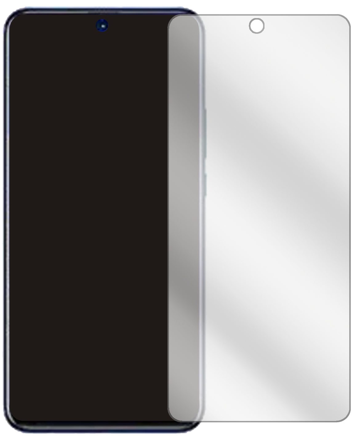 HuaweiNova 9 mit aufgebrachter dipos Displayschutzfolie, glasklare Darstellung ohne Einschränkungen