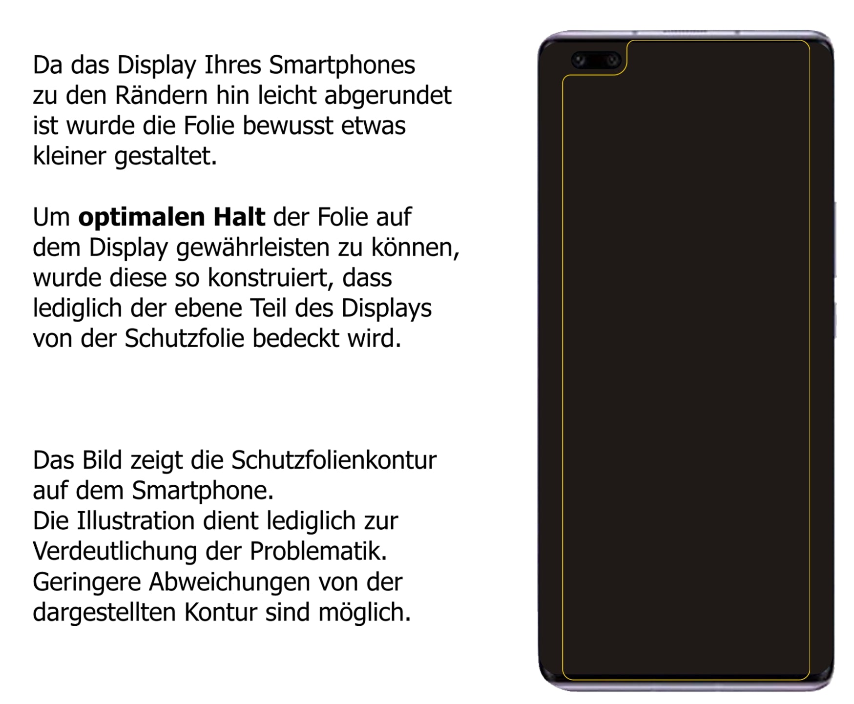 Dünne und klare Folie passend zugeschnitten für Huawei Nova 9 Pro