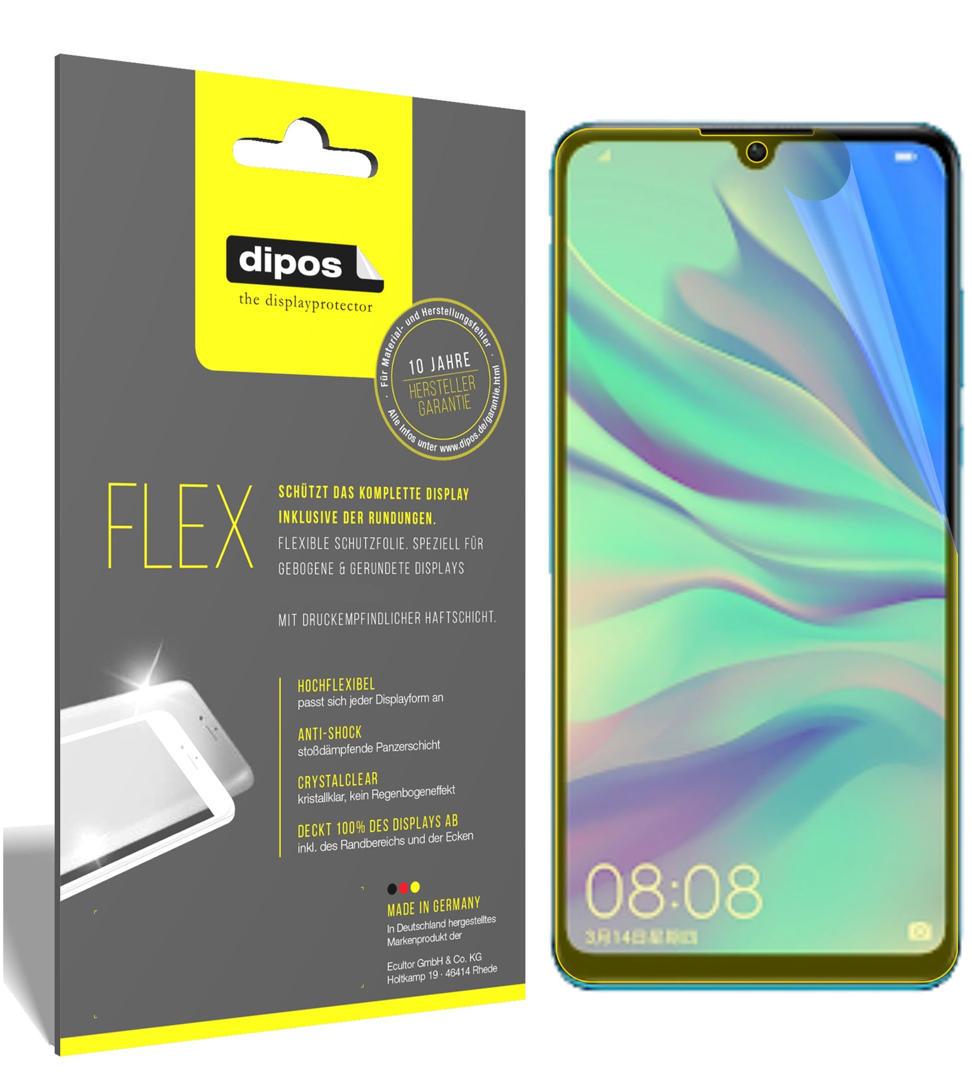 3D Full Cover Displayschutzfolie: Case-freundlicher Schutz mit perfekter Passform für dein Display. 