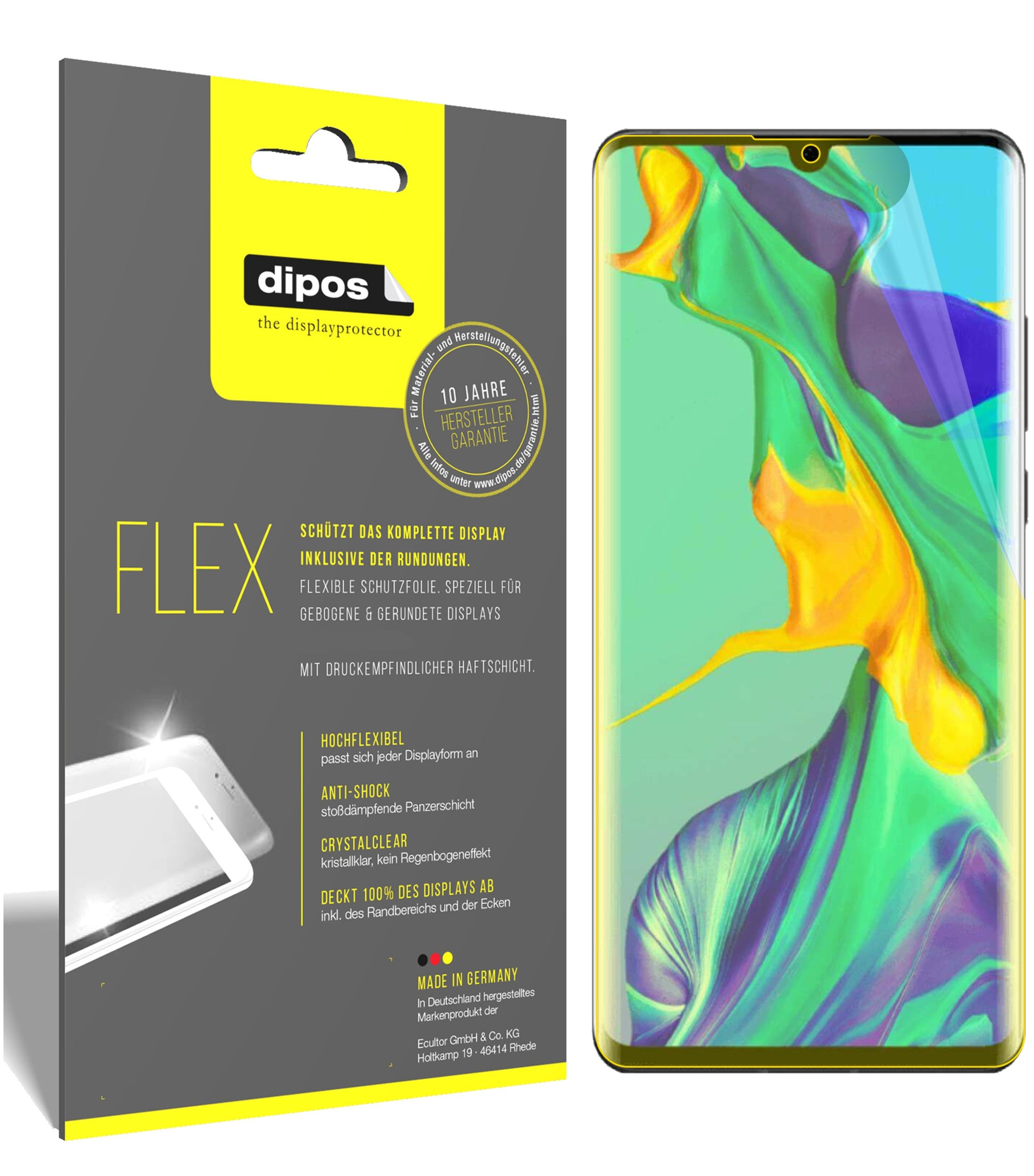 3D Full Cover Displayschutzfolie: Case-freundlicher Schutz mit perfekter Passform für dein Display. 