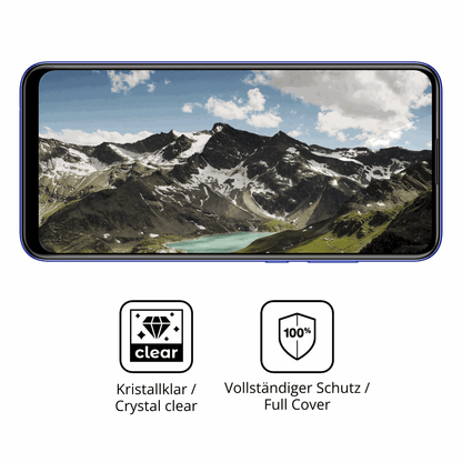 2x Screen Protector for Huawei P Smart Pro 2019 Protective Film covers 100%