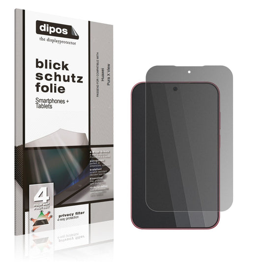 Screen Protector for Huawei Pura X View Privacy Filter 4-Way Protection dipos