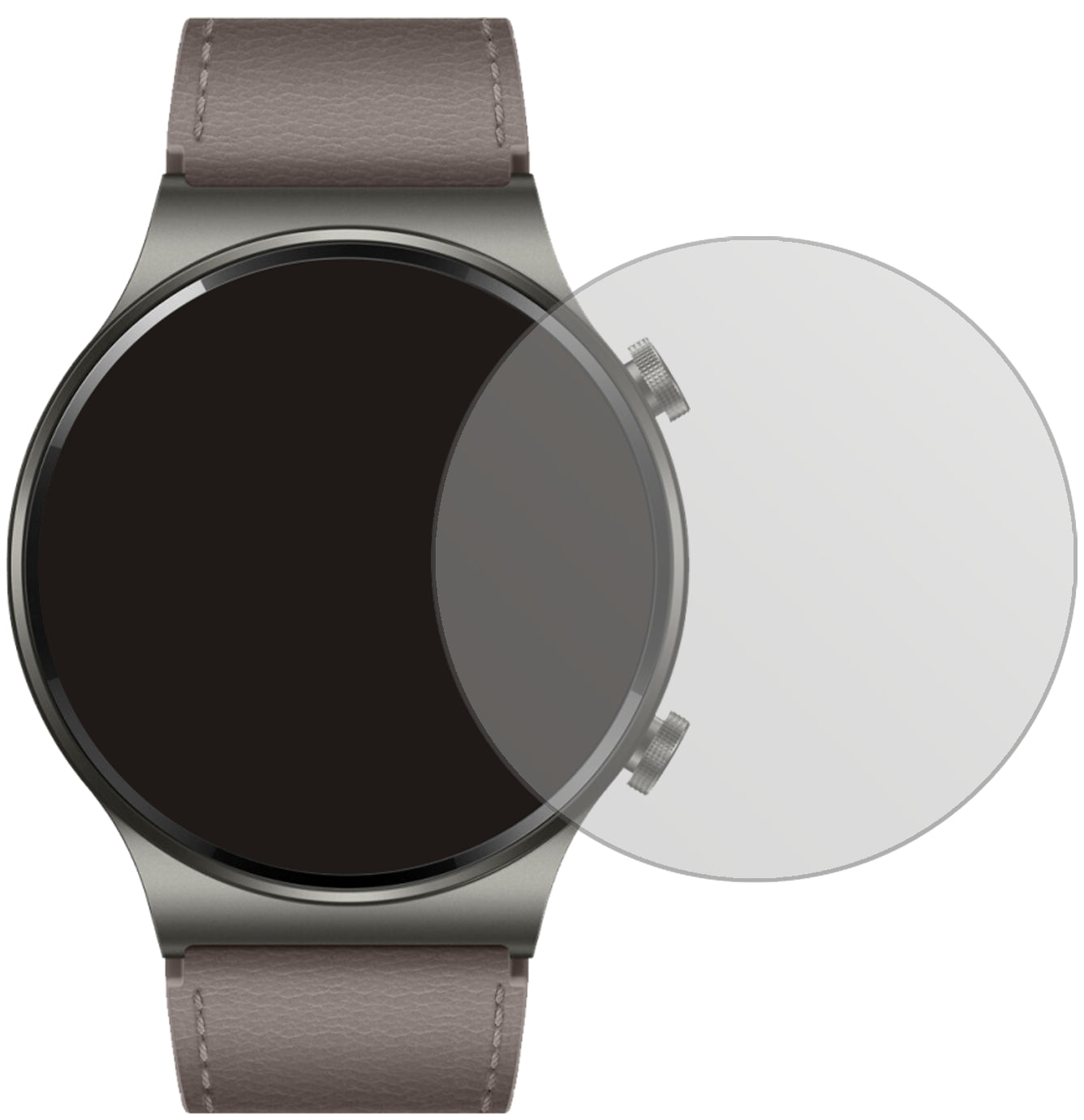 5x Schutzfolie matt für Huawei Watch GT 2 Pro Display-Schutzfolie