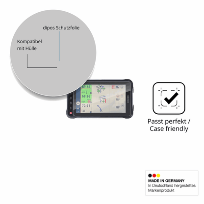 2x Screen Protector for Hugerock X72 Protection Anti Glare dipos