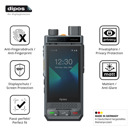 Privatsphäre-Schutz durch Sichtschutz-Folie passend zugeschnitten für Hytera P60