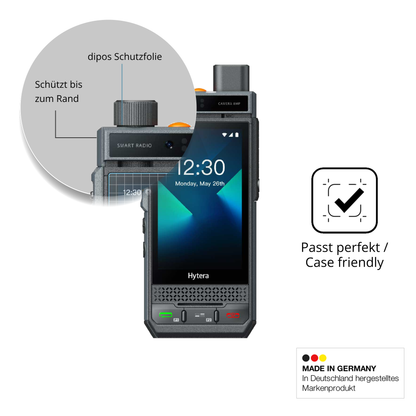 Besonders flexibler Displayschutz mit Anti-Shock-Schicht im Materialmix