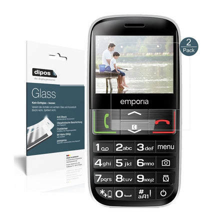 9H Clear Screen Protector for Emporia Euphoria V50 – Shatterproof, Crystal Clear | dipos