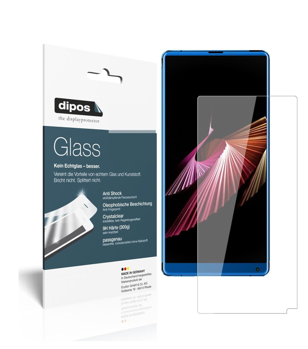 1x 9H Screen Protector for M-HORSE Pure 2