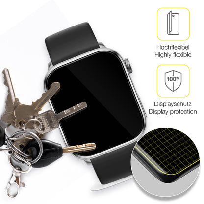 dipos Displayschutz für Ice-Watch Smart 3.0 1.78 Zoll, transparente Oberfläche, geringe Dicke und perfekte Passform