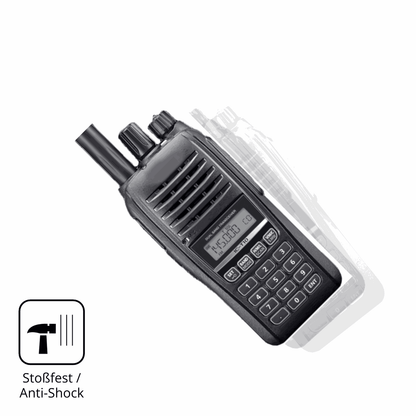 2x Screen Protector for Icom IC-T10 matte Flexible Glass 9H dipos