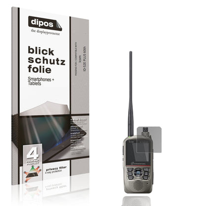 Screen Protector for Icom ID-52E PLUS 60th Privacy Filter 4-Way Protection dipos