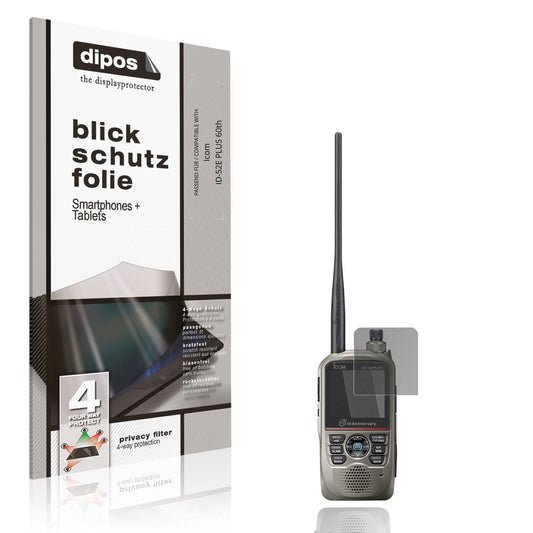 Screen Protector for Icom ID-52E PLUS 60th Privacy Filter 4-Way Protection dipos