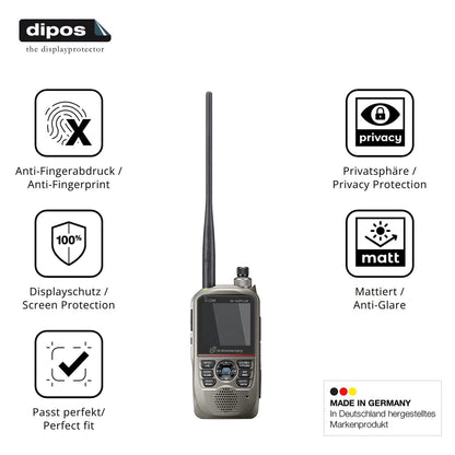 Screen Protector for Icom ID-52E PLUS 60th Privacy Filter 4-Way Protection dipos