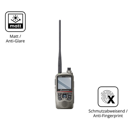 2x Screen Protector for Icom ID-52E PLUS 60th matte Flexible Glass 9H dipos