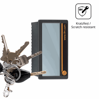 dipos Displayschutz f�r ifm DX2045, transparente Oberfl�che, perfekte Passform auch f�r die Rundungen