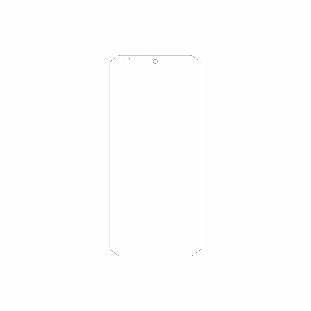 dipos Displayschutz für iGET T2, mattierte Oberfläche, geringe Dicke und perfekte Passform