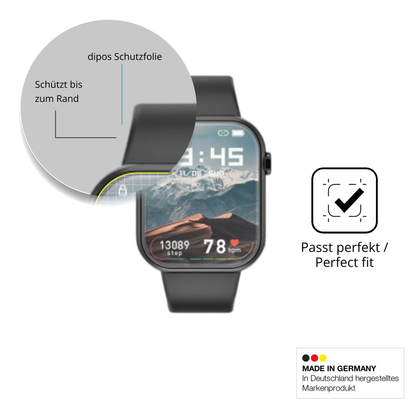 Besonders flexibler Displayschutz mit Anti-Shock-Schicht im Materialmix