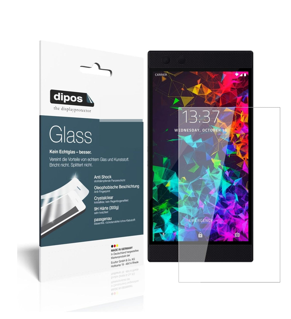 Screen Protector for I Razer Phone 2 I Flexible Glass I Film I 9H I dipos