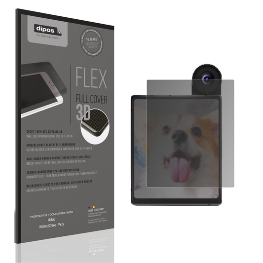 Blickschutzfolie von dipos passend für ikkomindone pro, 100% Displayabdeckung und blasenfreie Montage