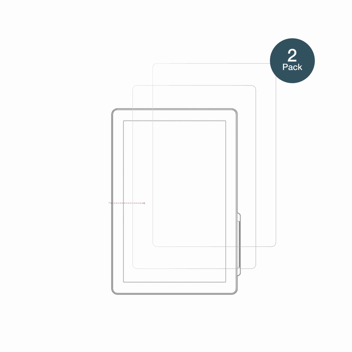 2x Screen Protector for IMIN D1 10.1 Zoll matte Flexible Glass 9H dipos
