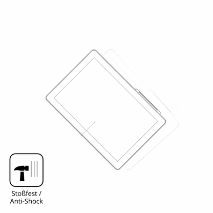 2x Screen Protector for IMIN D1 10.1 Zoll matte Flexible Glass 9H dipos