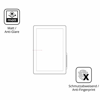 2x Screen Protector for IMIN D1 10.1 Zoll matte Flexible Glass 9H dipos