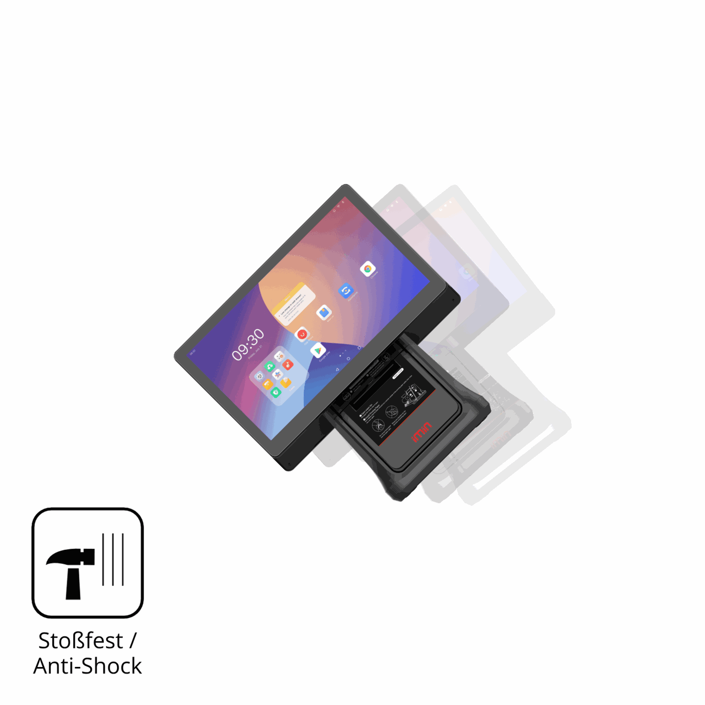 2x Screen Protector for IMIN D3 15.6 Zoll matte Flexible Glass 9H dipos