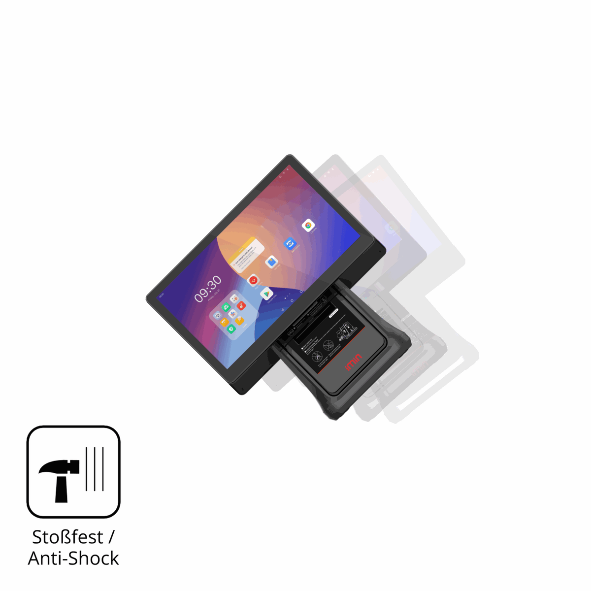 2x Screen Protector for IMIN D3 15.6 Zoll Flexible Glass 9H dipos