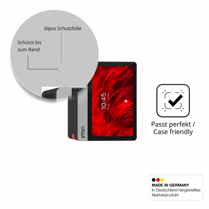2x Screen Protector for IMIN Falcon 1 10.1 Zoll Flexible Glass 9H dipos
