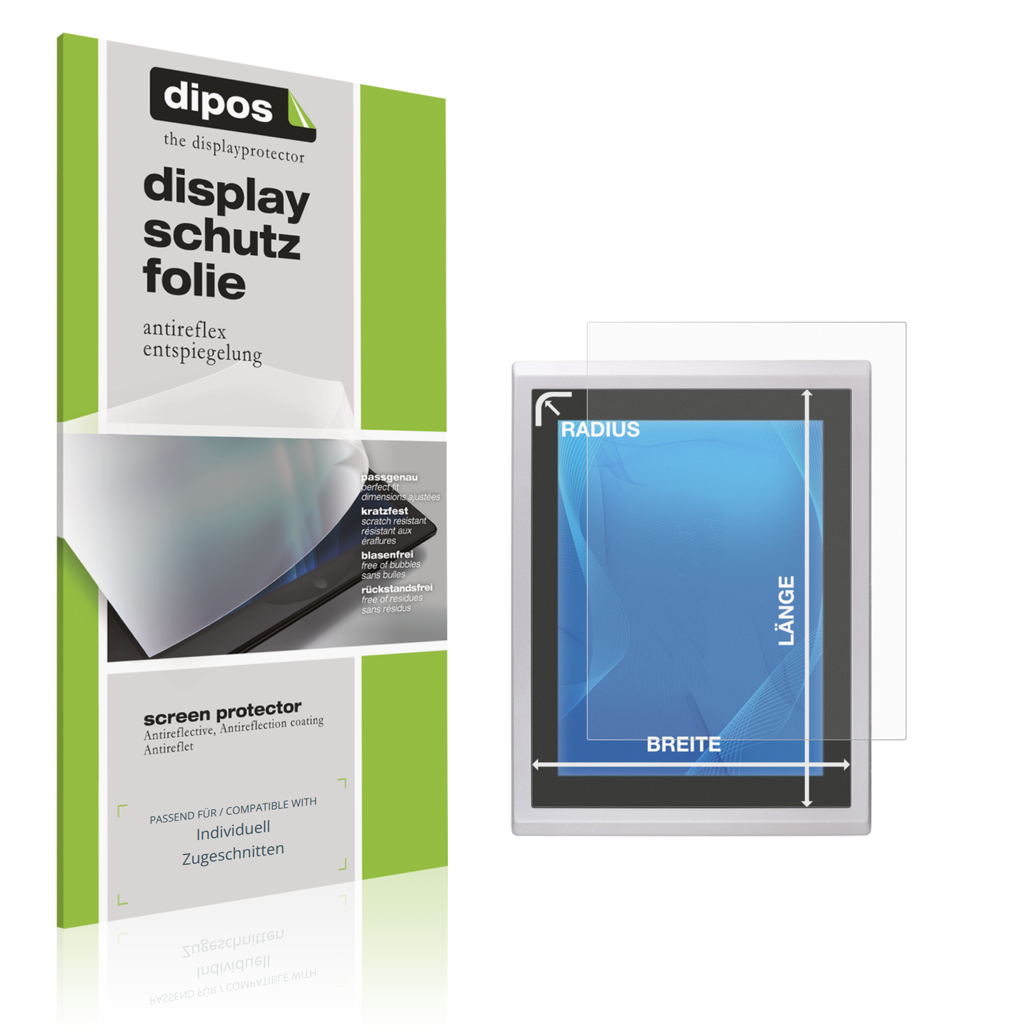 matte PET Displayschutzfolie papierähnliche Oberfläche