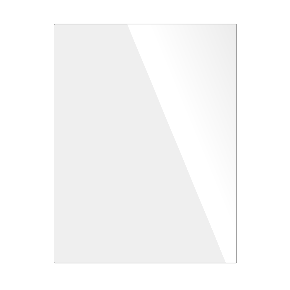 klare Displayschutzfolie erhält Displaydarstellung