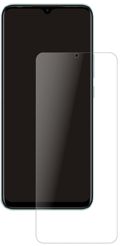 InfinixHot 10 Play mit aufgebrachter dipos Panzerfolie, die lästige Fingerabdrücke minimiert