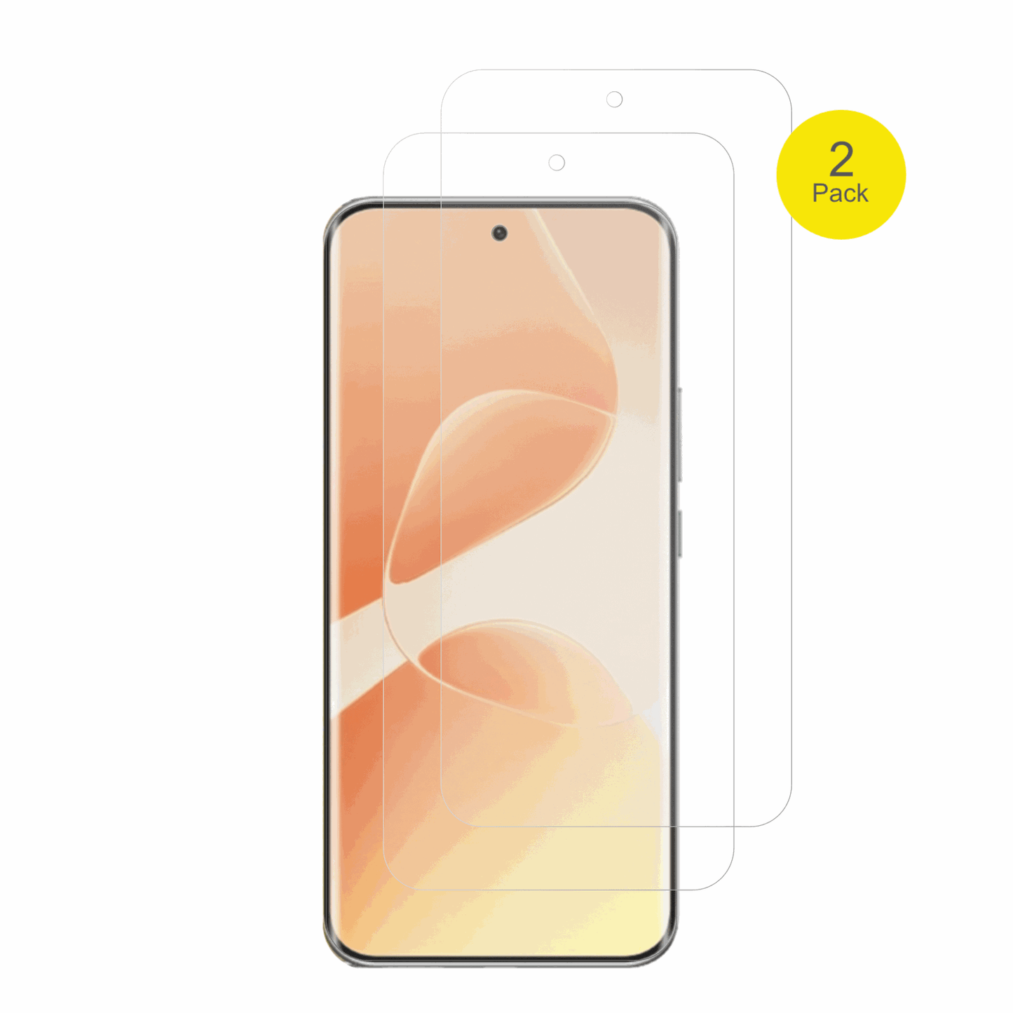 infinixhot 60 pro plus mit aufgebrachter dipos Flex Schutzfolie, glasklare Darstellung ohne Einschränkungen