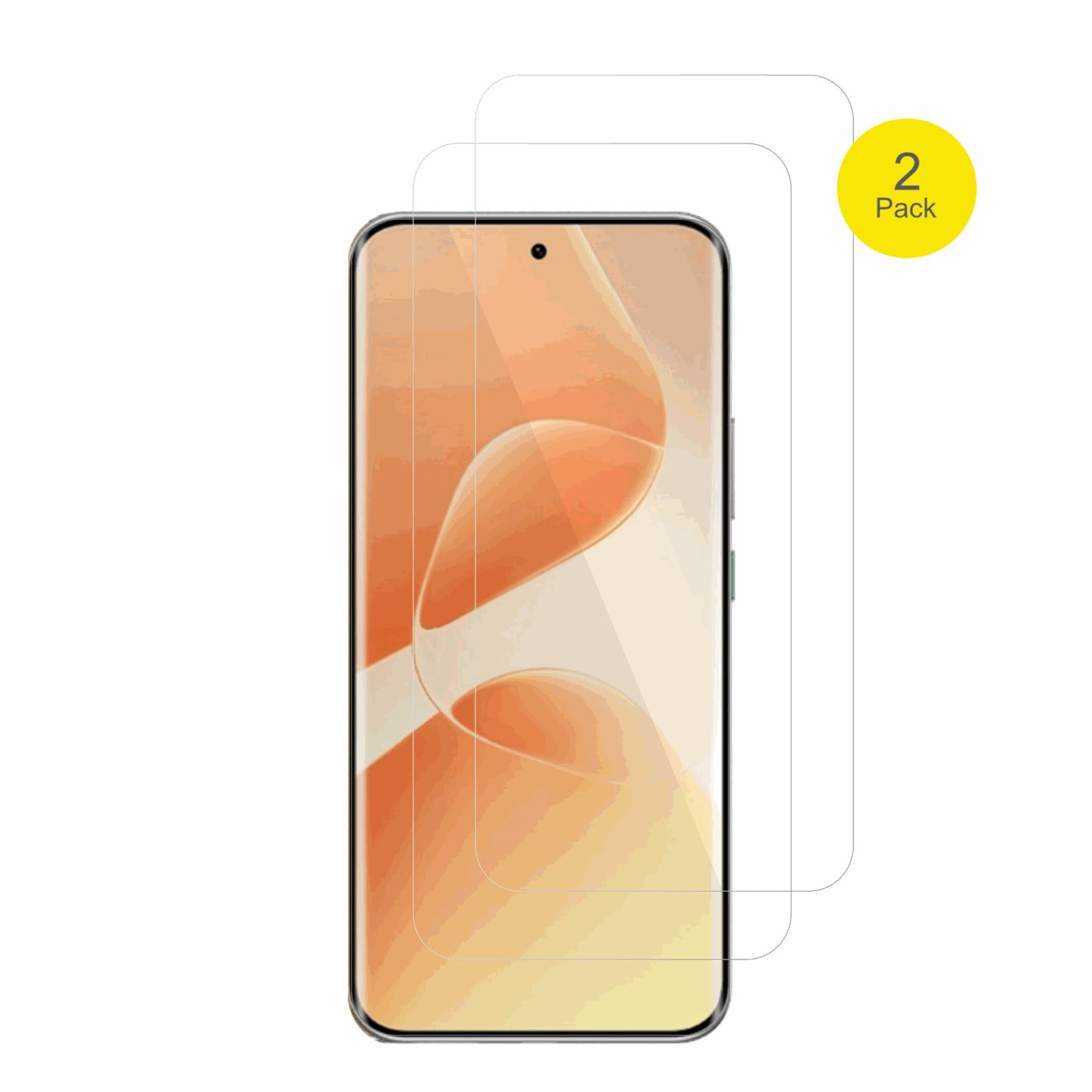 infinixhot 60 pro plus mit aufgebrachter dipos Displayschutzfolie, glasklare Darstellung ohne Einschränkungen