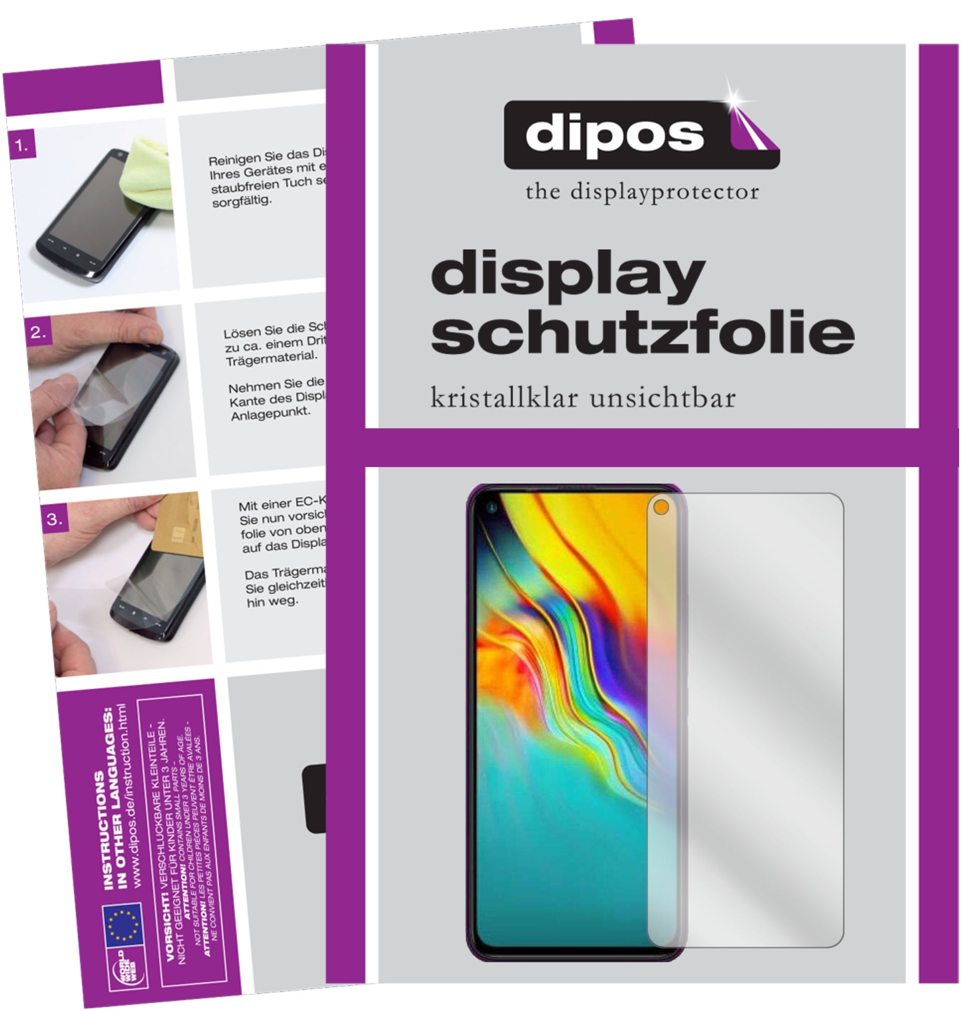 Kristallklare, dünne Schutzfolie: Kratzfest & passgenau für Infinix-Hot 9