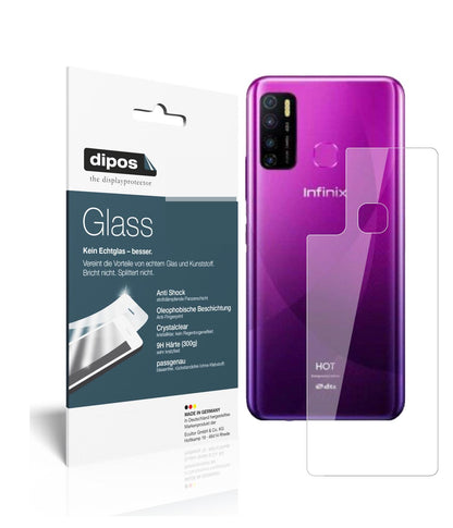 Perfekte Passform und ultimative Qualität: Unser 9H Panzerglas bietet Schutz für Infinix-Hot 9 Pro Rückseite