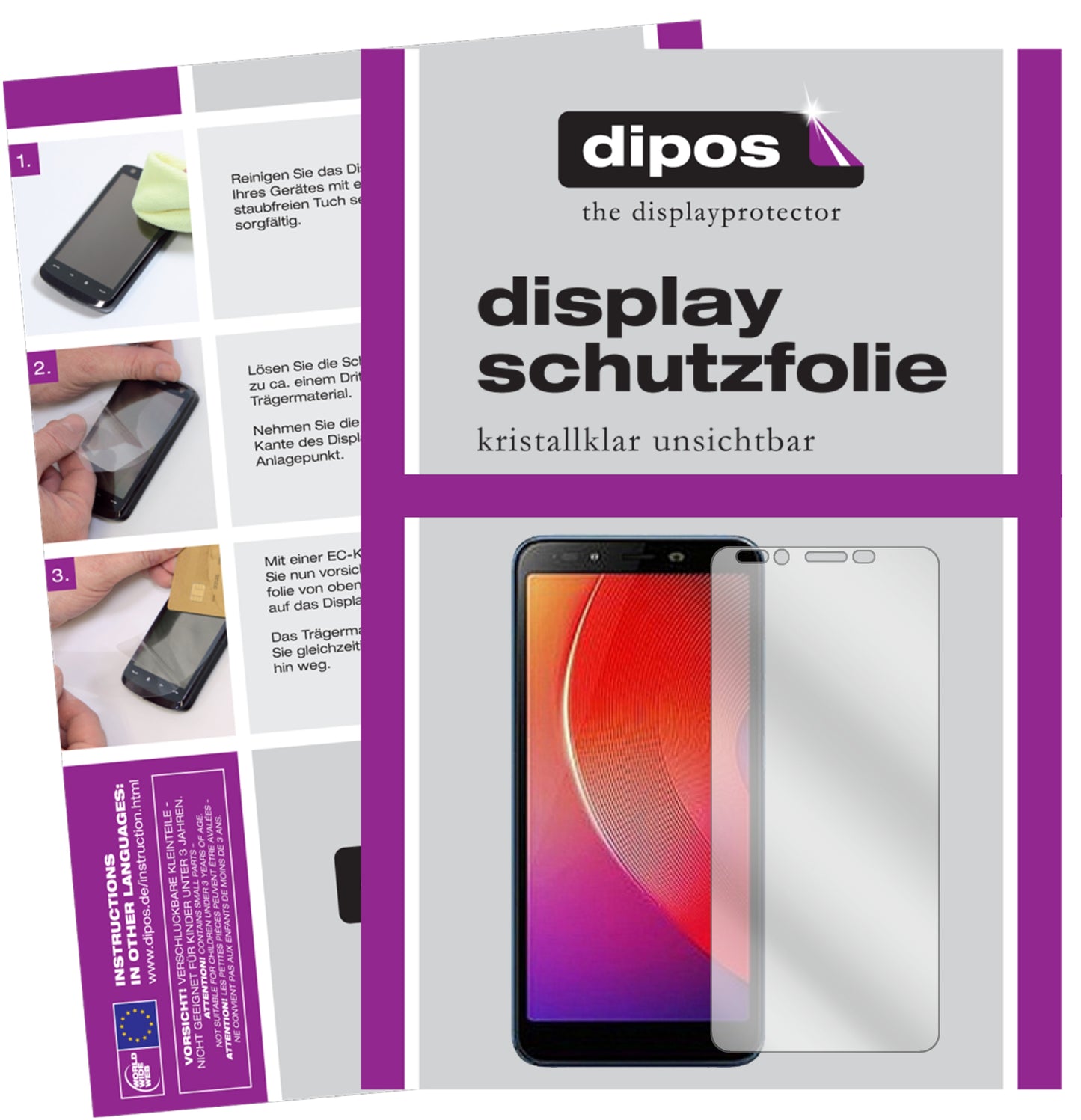 Kristallklare, dünne Schutzfolie: Kratzfest & passgenau für Infinix-Smart 2 Pro