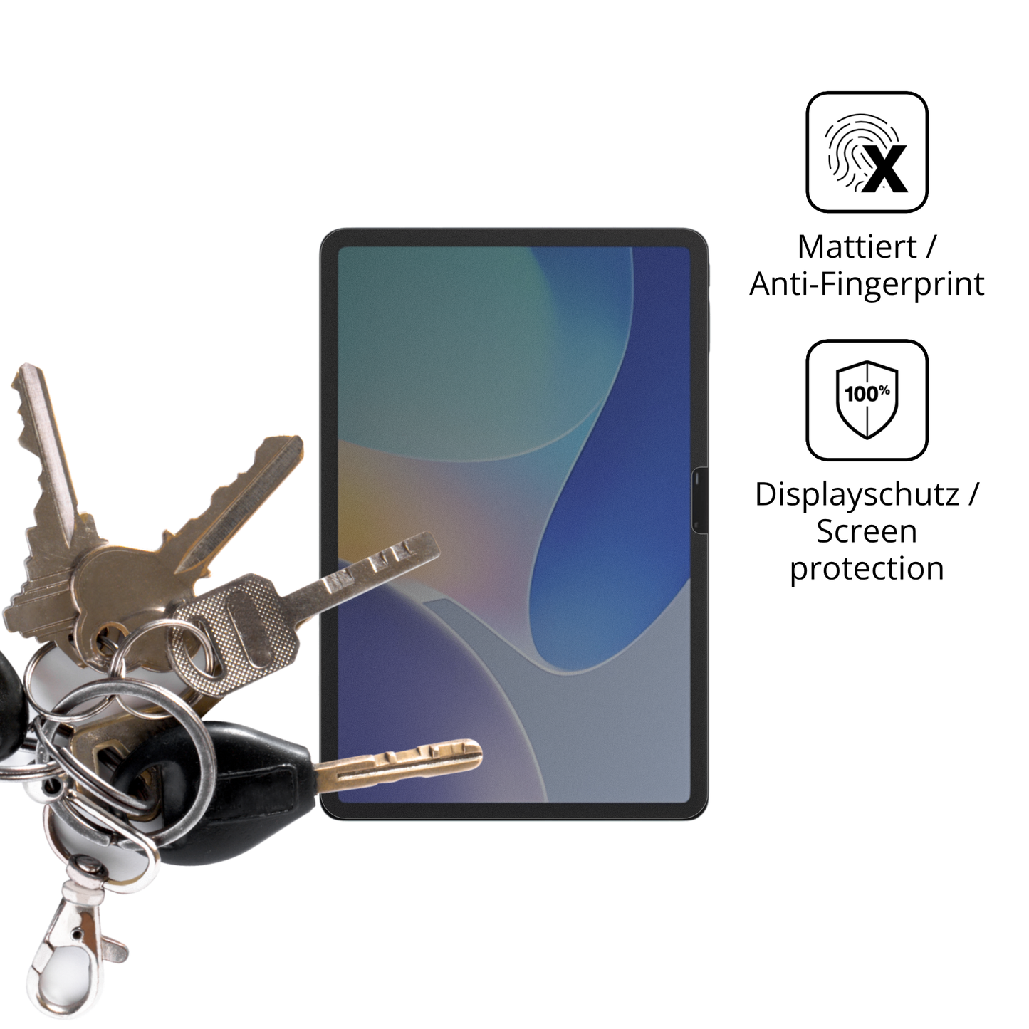 dipos Displayschutz für Infinix XPad Edge, mattierte Oberfläche, Blickschutzfilter und perfekter Passform