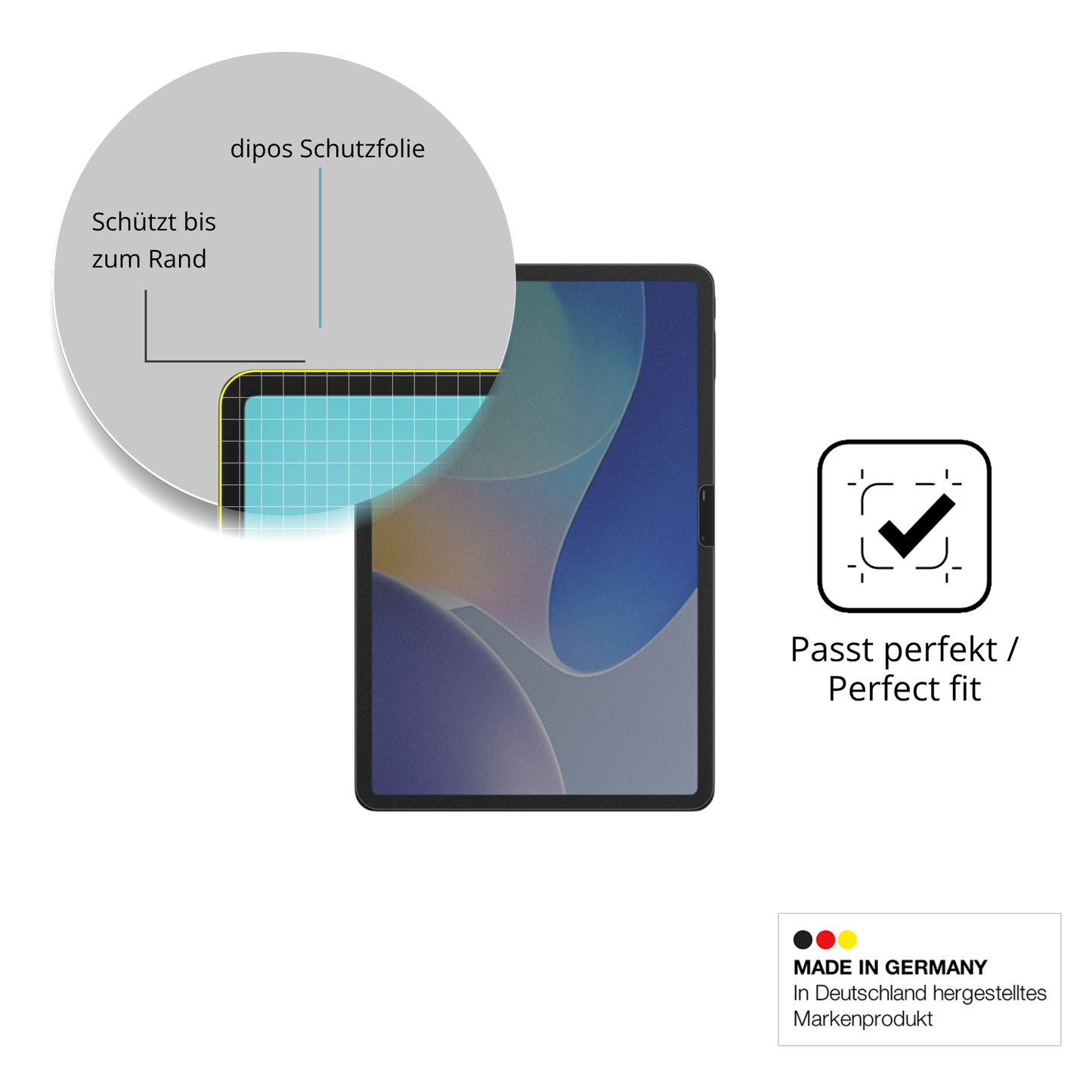 Schutz gegen Kratzer auf dem Infinix XPad Edge Glas durch Schlüssel oder Ähnliches