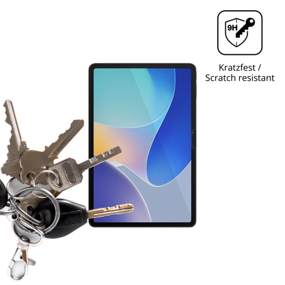dipos Displayschutz für Infinix XPad Edge, transparente Oberfläche, perfekte Passform auch für die Rundungen